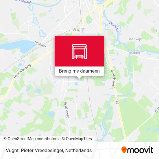 Vught, Pieter Vreedesingel kaart