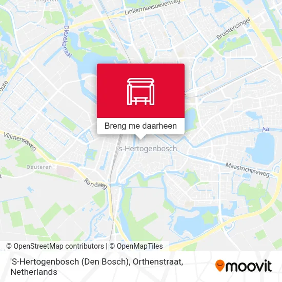 'S-Hertogenbosch (Den Bosch), Orthenstraat kaart