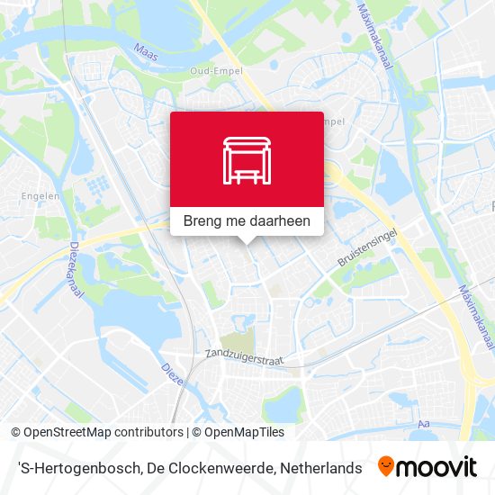 'S-Hertogenbosch, De Clockenweerde kaart