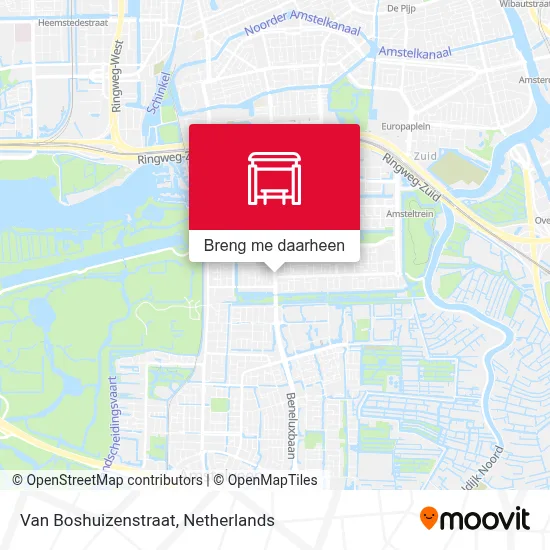 Van Boshuizenstraat kaart
