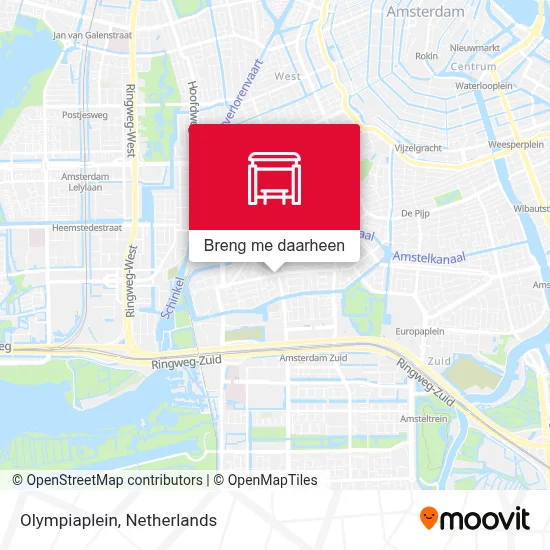 Olympiaplein kaart