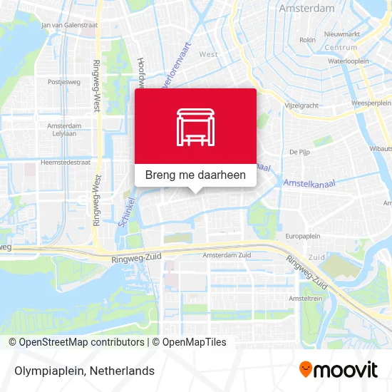 Olympiaplein kaart