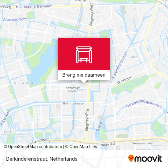 Derkinderenstraat kaart