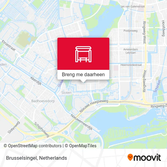 Brusselsingel kaart