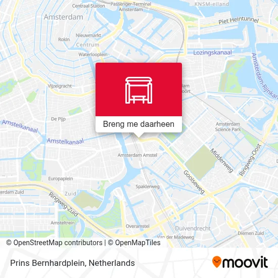 Prins Bernhardplein kaart