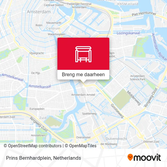Prins Bernhardplein kaart