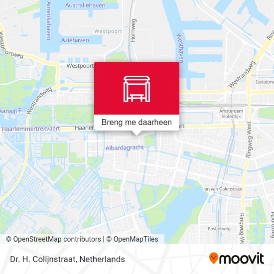 Dr. H. Colijnstraat kaart
