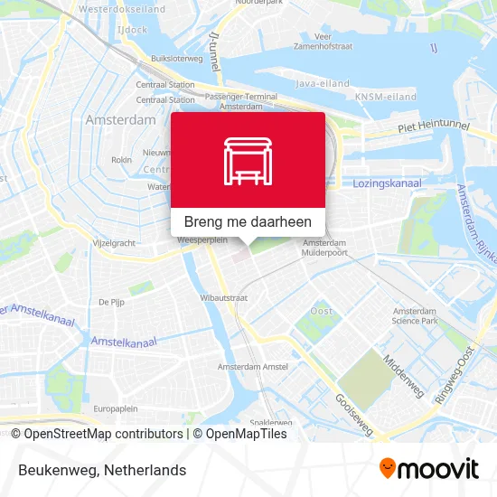 Beukenweg kaart