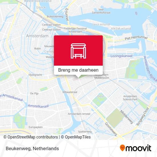 Beukenweg kaart