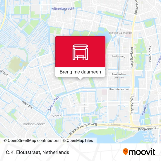 C.K. Eloutstraat kaart