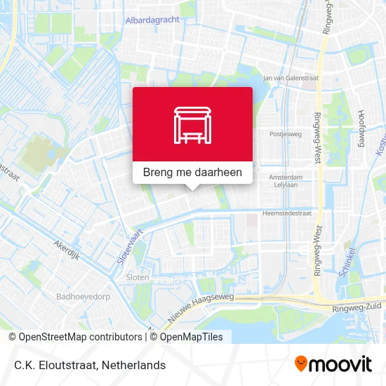 C.K. Eloutstraat kaart