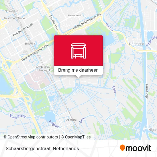 Schaarsbergenstraat kaart