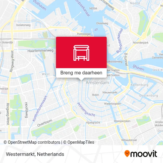 Westermarkt kaart