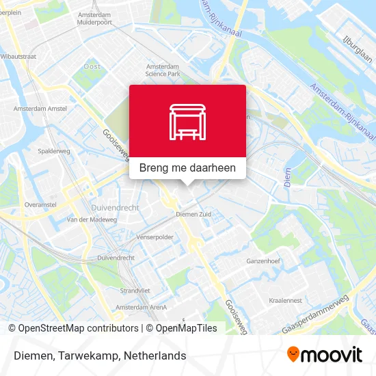 Diemen, Tarwekamp kaart