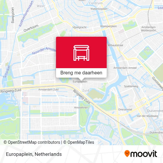 Europaplein kaart