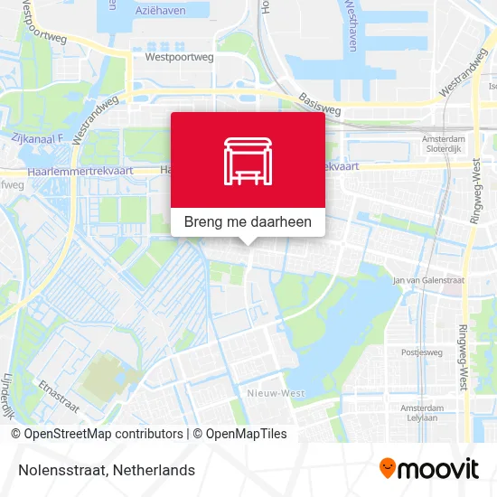 Nolensstraat kaart