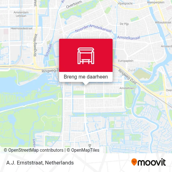 A.J. Ernststraat kaart