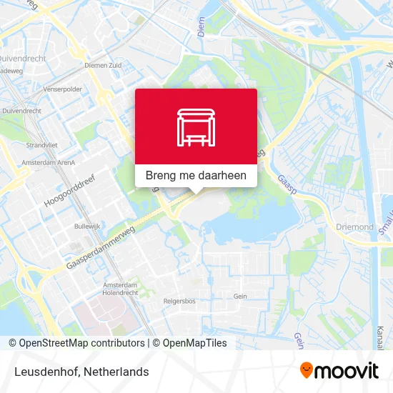 Leusdenhof kaart