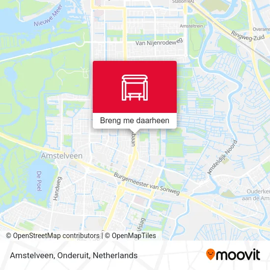 Amstelveen, Onderuit kaart