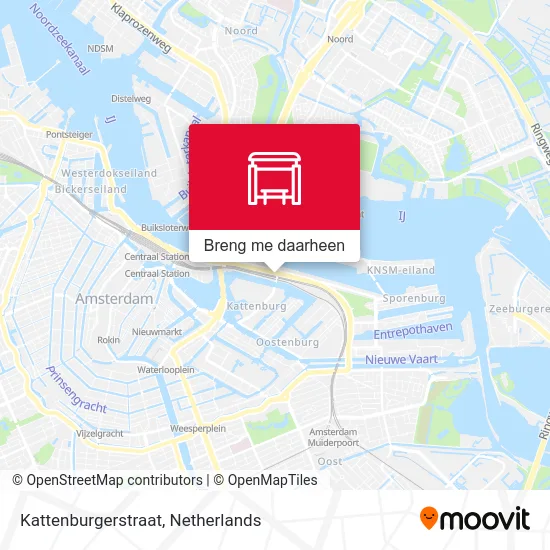 Kattenburgerstraat kaart