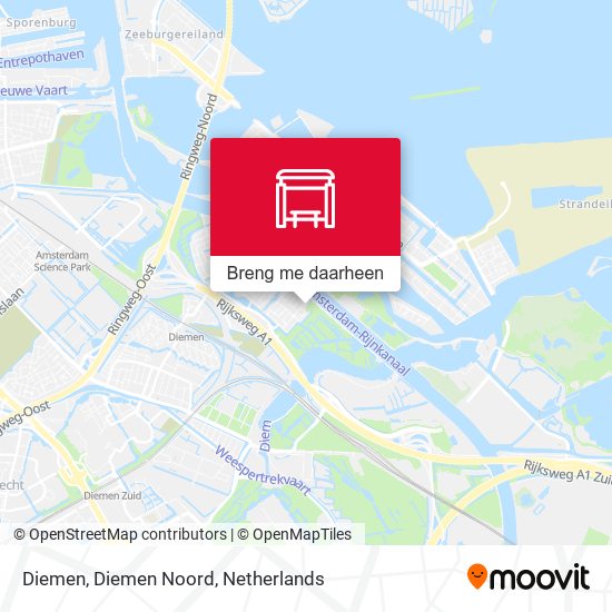 Diemen, Diemen Noord kaart