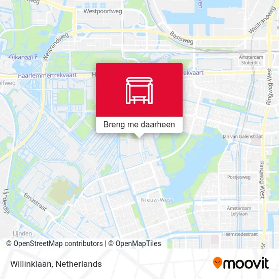 Willinklaan kaart