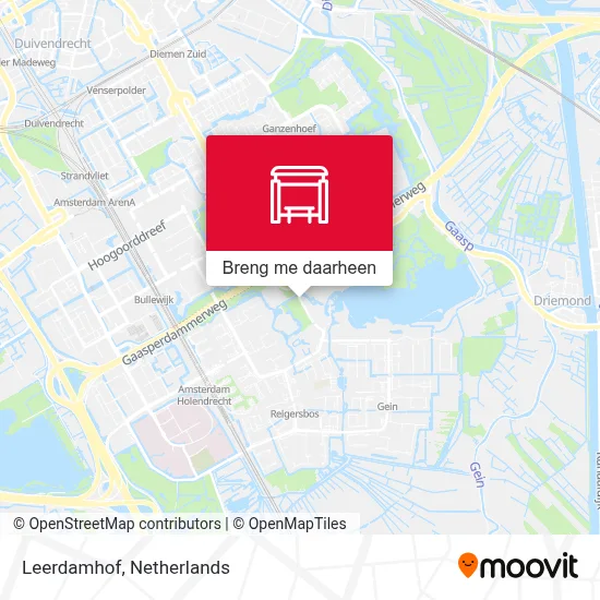 Leerdamhof kaart