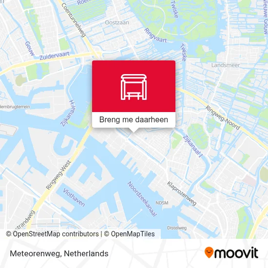 Meteorenweg kaart