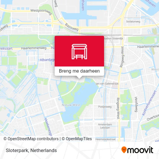 Sloterpark kaart