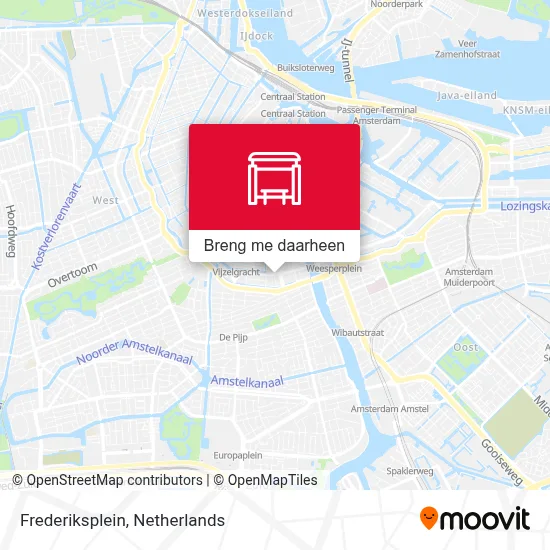 Frederiksplein kaart