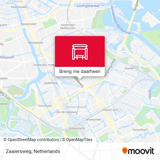 Zaaiersweg kaart