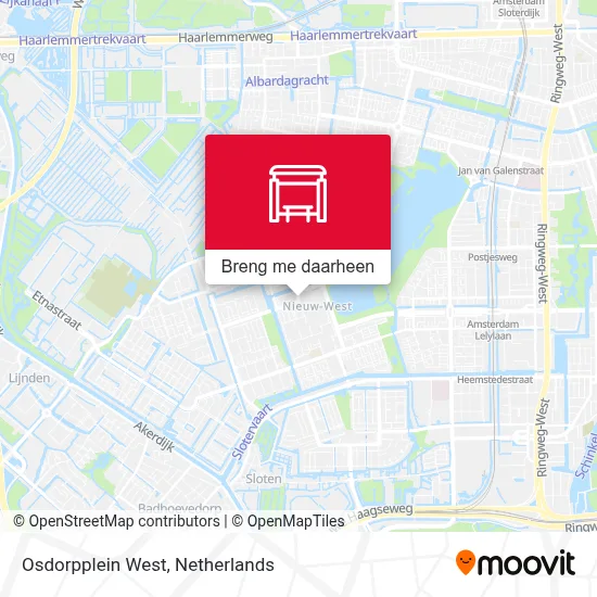 Osdorpplein West kaart