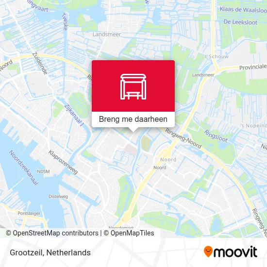 Grootzeil kaart
