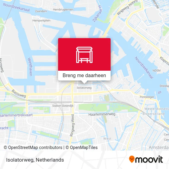 Isolatorweg kaart