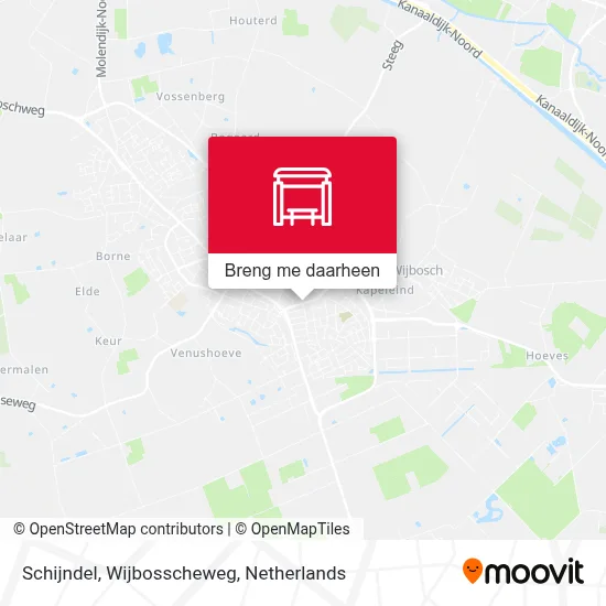 Schijndel, Wijbosscheweg kaart