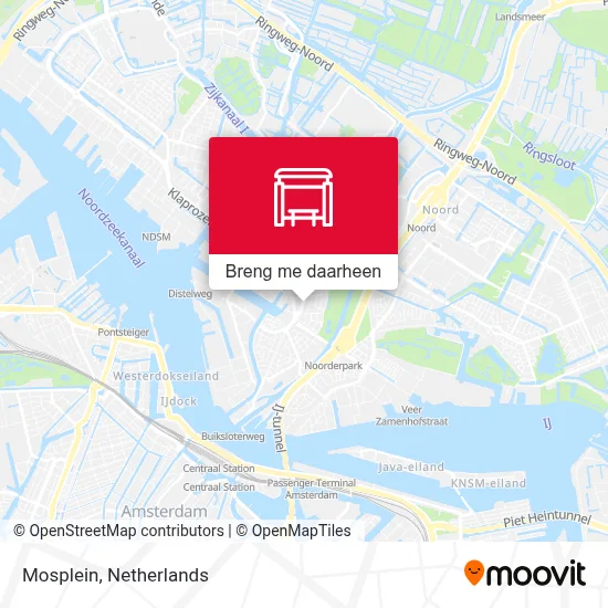 Mosplein kaart