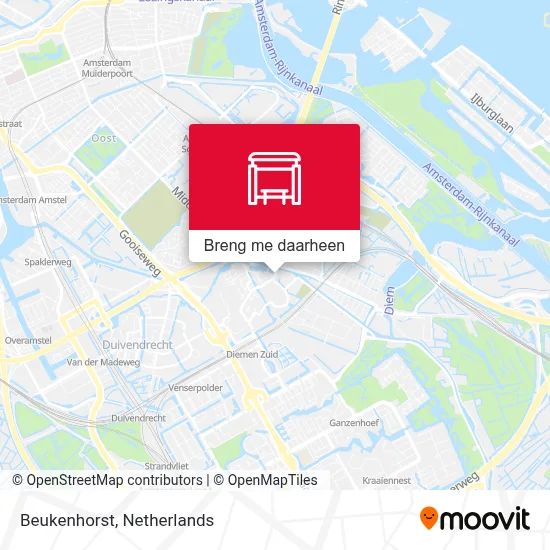 Beukenhorst kaart