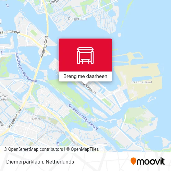 Diemerparklaan kaart