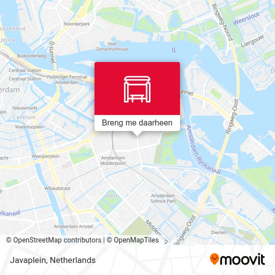 Javaplein kaart