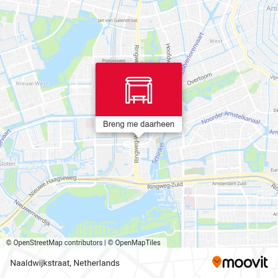 Naaldwijkstraat kaart