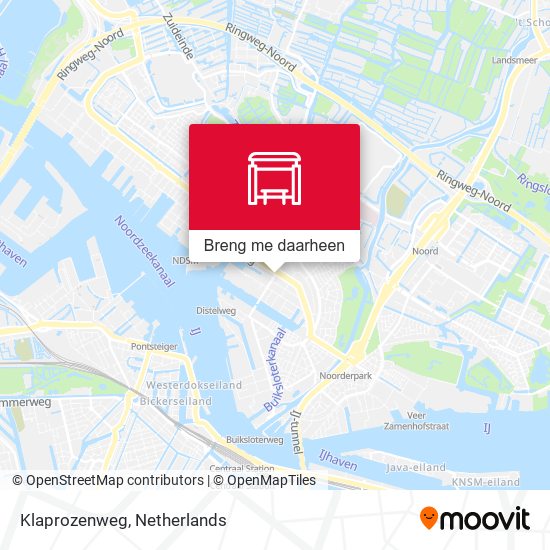 Klaprozenweg kaart