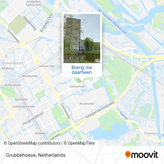 Grubbehoeve kaart