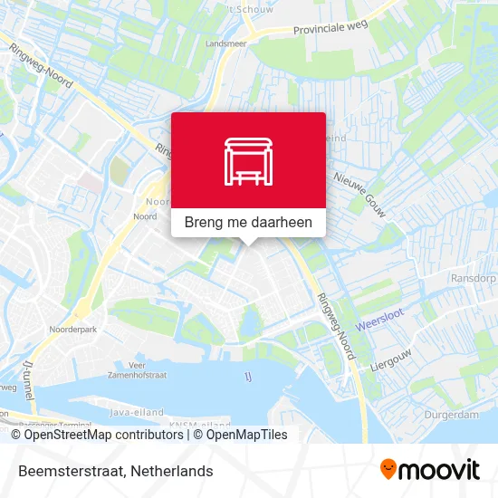 Beemsterstraat kaart