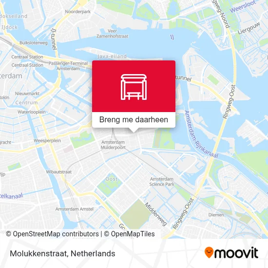 Molukkenstraat kaart