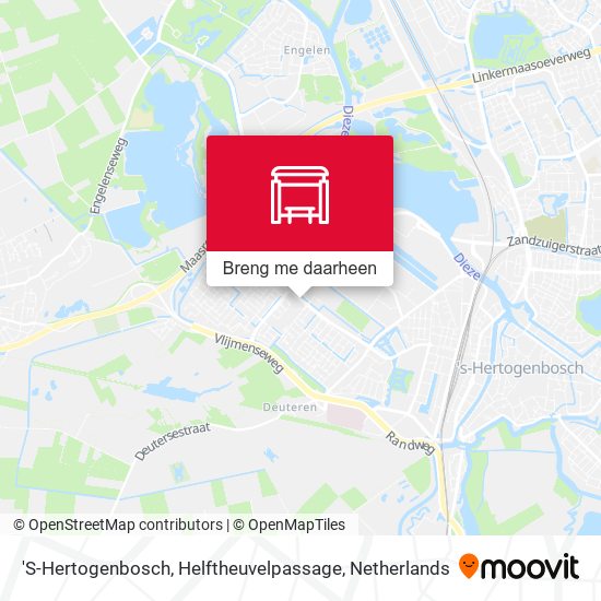 'S-Hertogenbosch, Helftheuvelpassage kaart