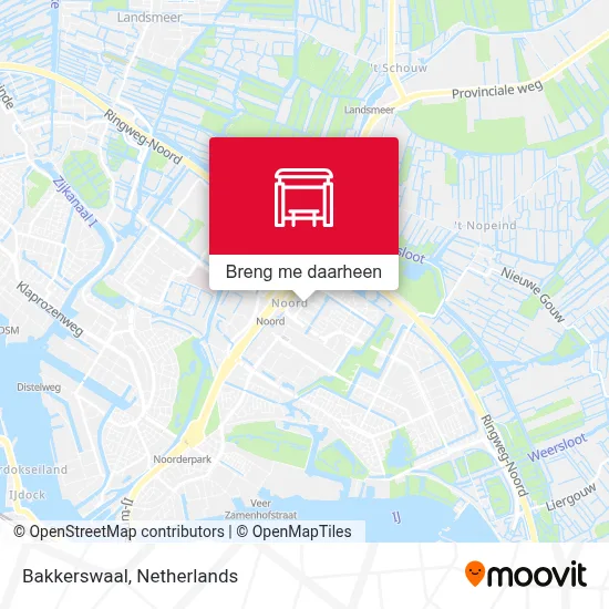 Bakkerswaal kaart