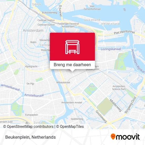 Beukenplein kaart