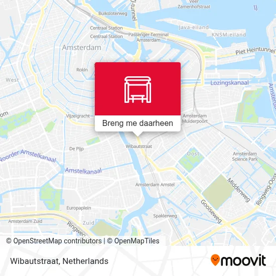 Wibautstraat kaart