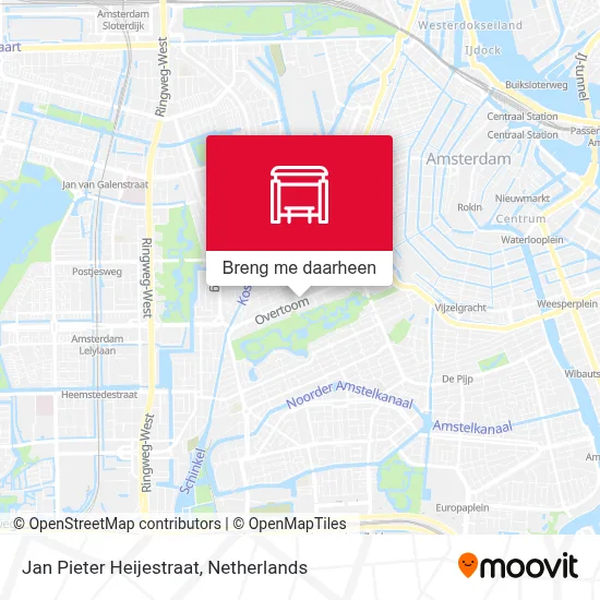 Jan Pieter Heijestraat kaart