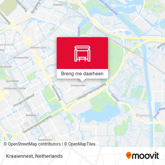 Kraaiennest kaart